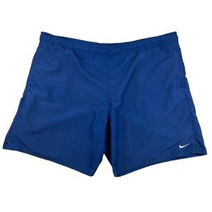 Nike Swim Trunks Shorts Men XL Vintage Mesh Lined Embroidered Logo Blue BIG